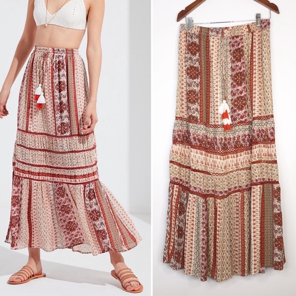 Urban Outfitters Dresses & Skirts - Urban Outfitters Esme Tassel Maxi Skirt
